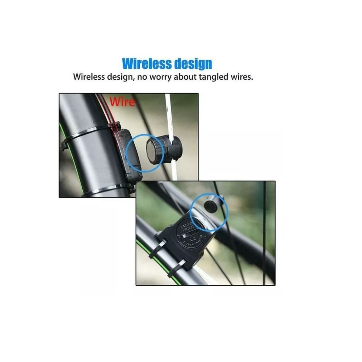 GENERICO - Velocímetro Digital Inalámbrico Para Bicicleta