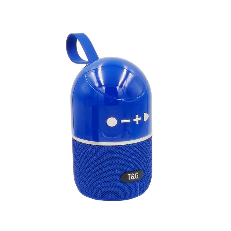 GENERICO - Kit Audifonos Inalambricos Con Parlante Bluetooth Multifuncional Azul