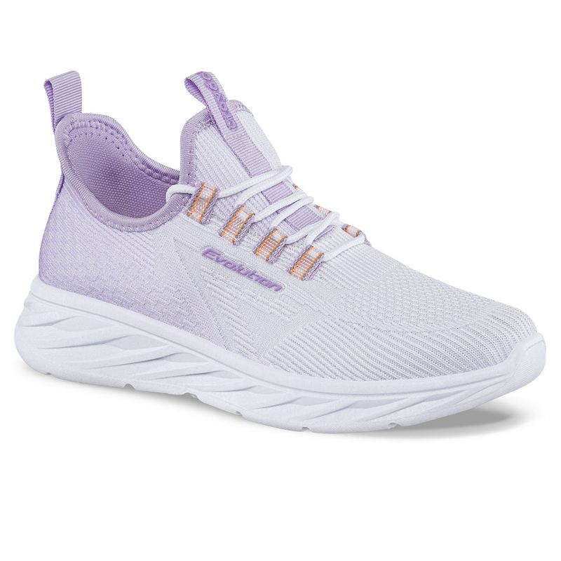 CROYDON - Tenis Running Kenter Blanco-Lila para Mujer Croydon