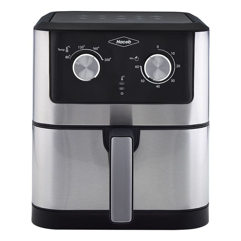 HACEB - Freidora de aire Haceb 6 litros - Inox Negra
