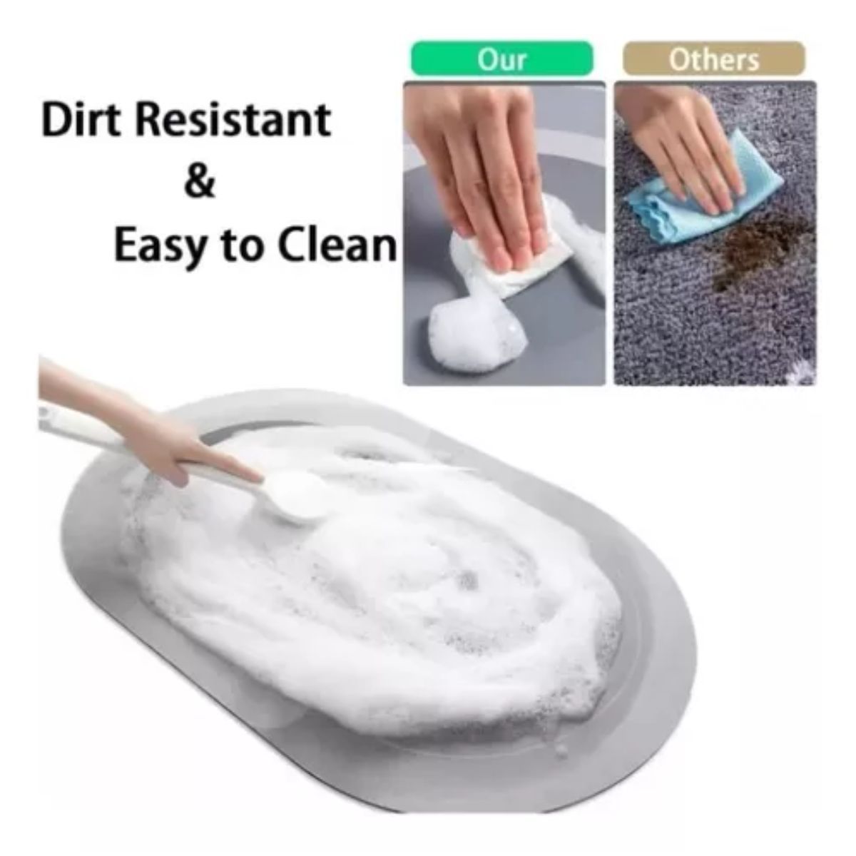 AFM - Tapete  Absorbente Baño Alfombra Ducha