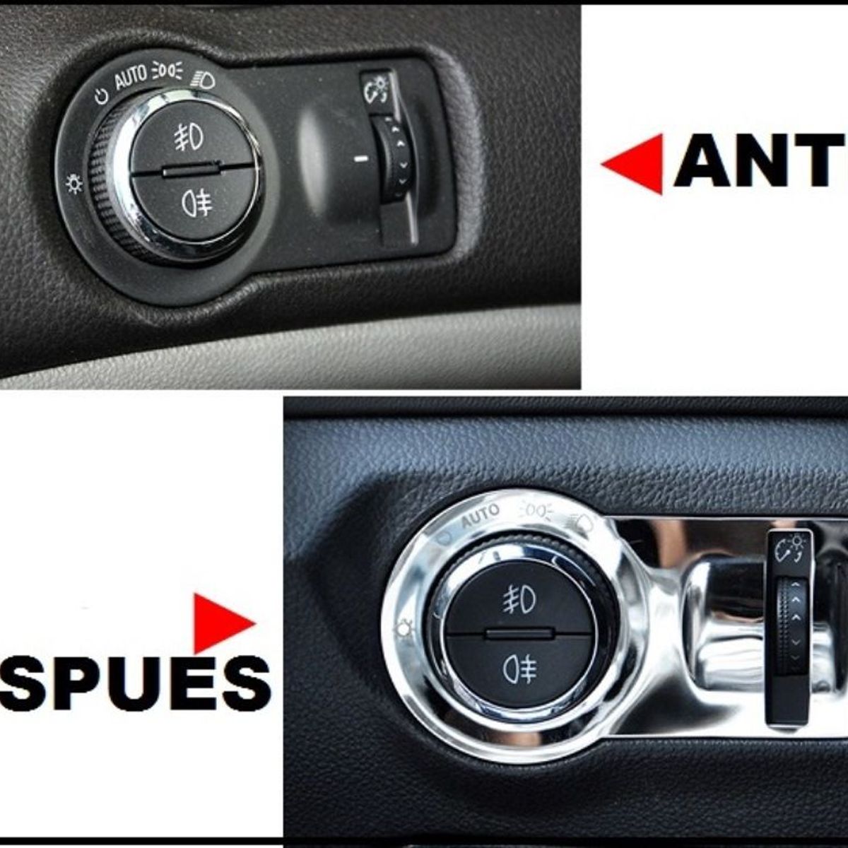 GENERICO - accesorios chevrolet tracker cubierta control luces
