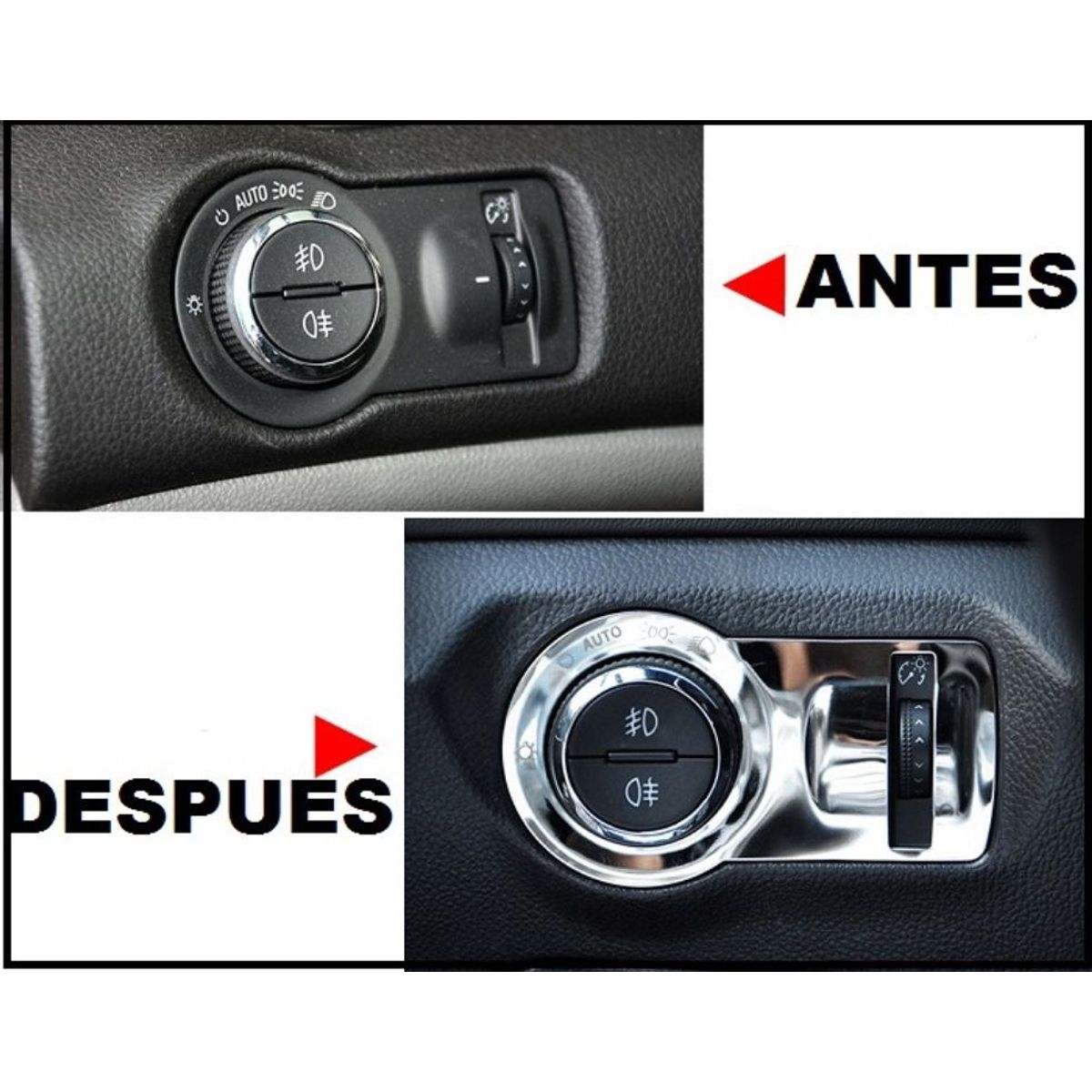 GENERICO - accesorios chevrolet tracker cubierta control luces