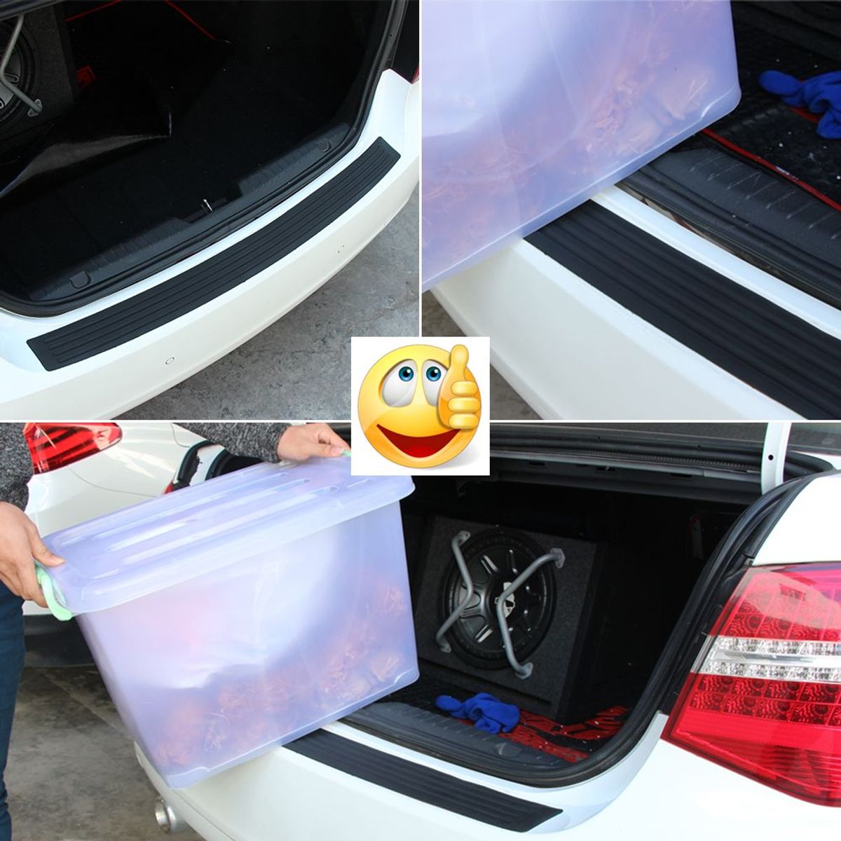 GENERICO - accesorios chevrolet captiva protector bomper trasero