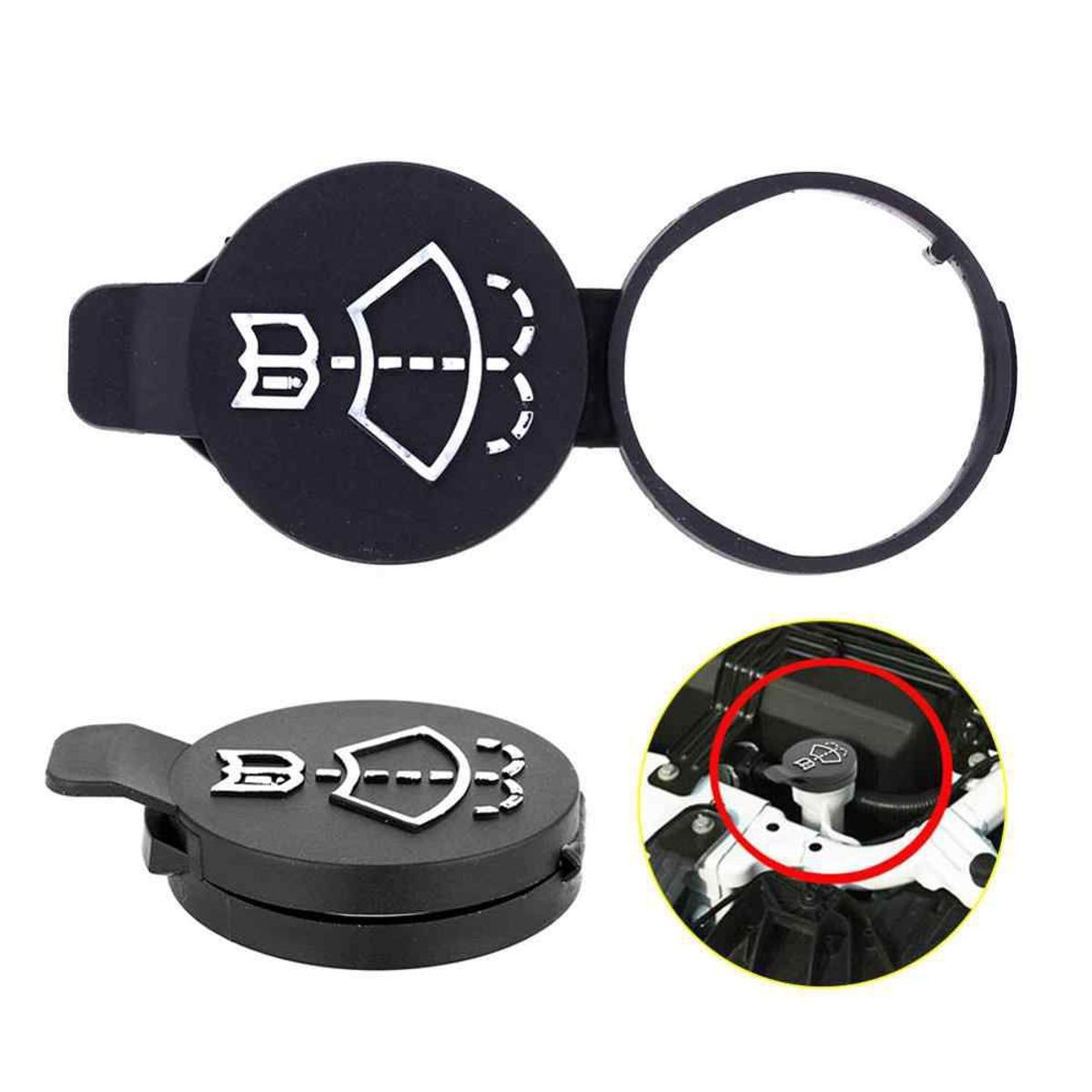 GENERICO - accesorios chevrolet tracker joy tapa tarro limpiaparabrisas