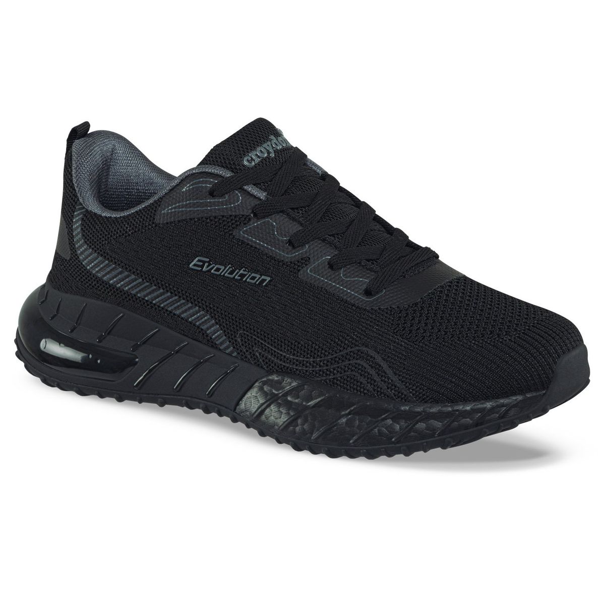 CROYDON - Tenis Running Nargo Negro-Negro Croydon para Hombre