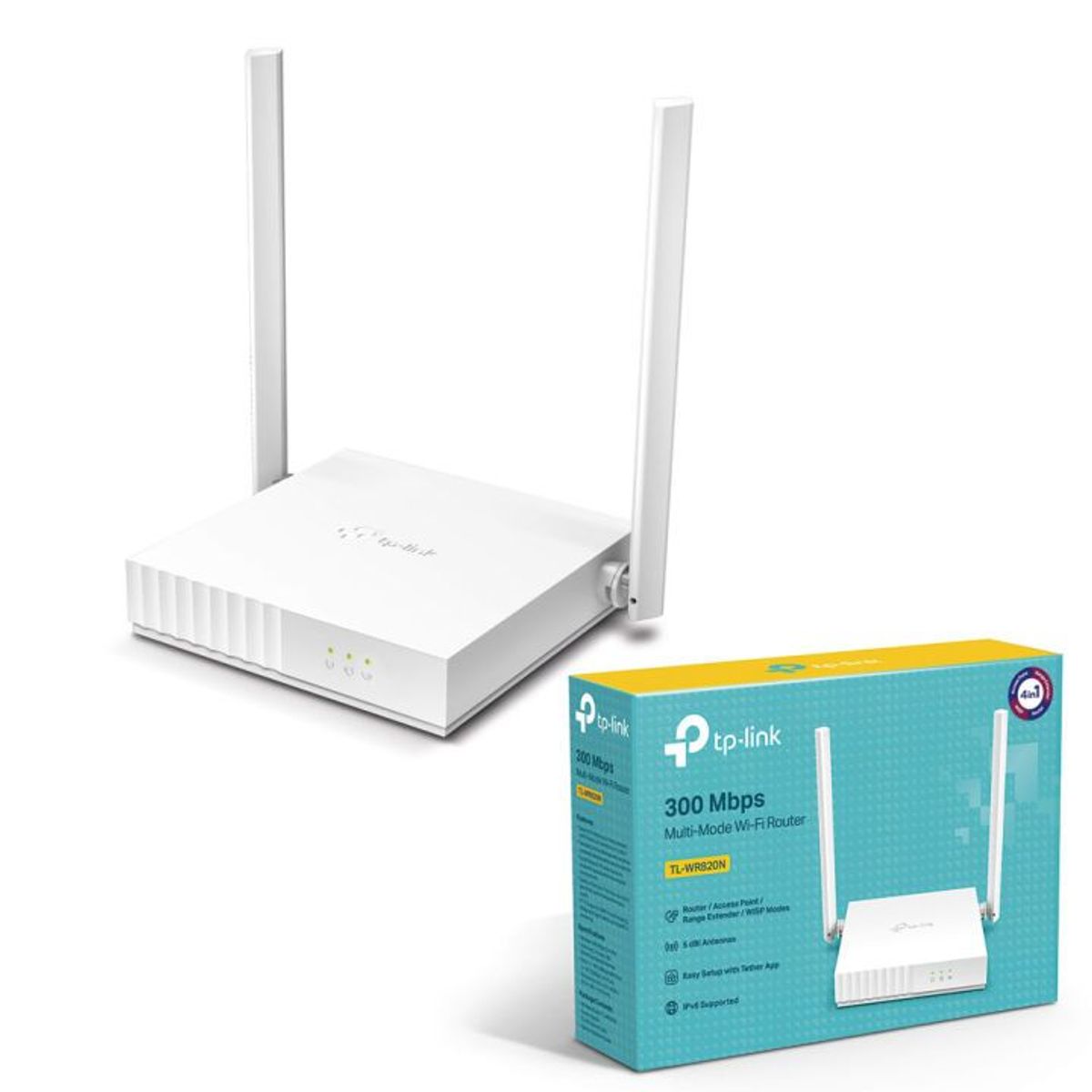TP LINK - ROUTER WIFI REPETIDOR TP LINK INALAMBRICO TL-WR820N V2