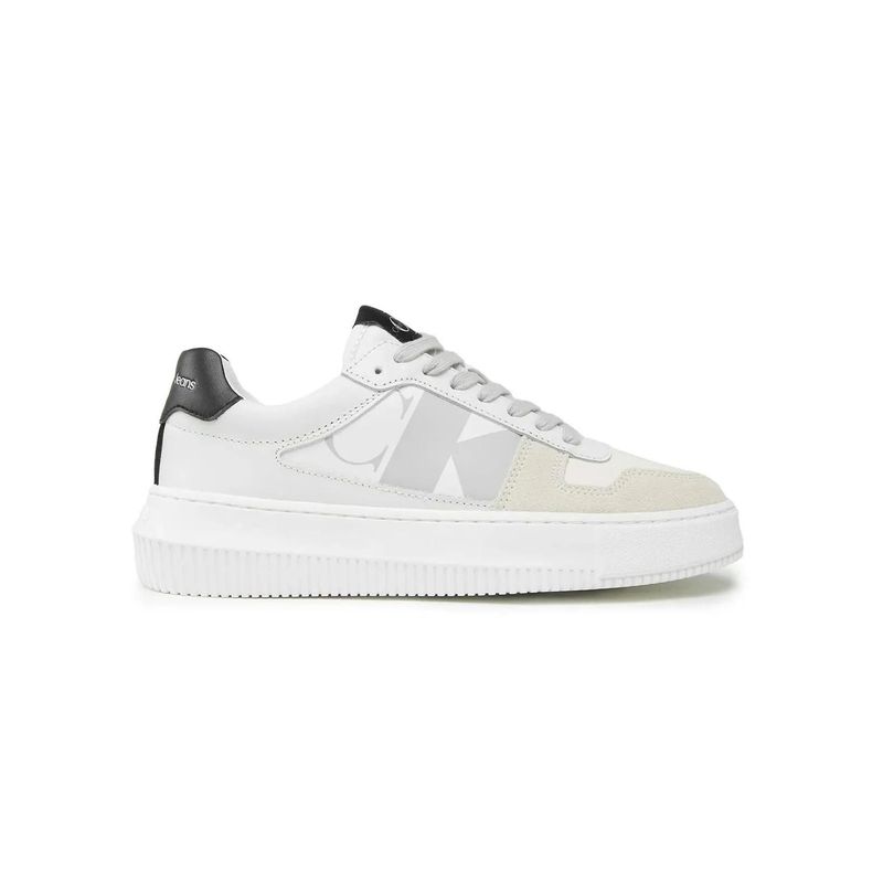 CALVIN KLEIN - Tenis Blanco Deportivas Con Logo Calvin Klein