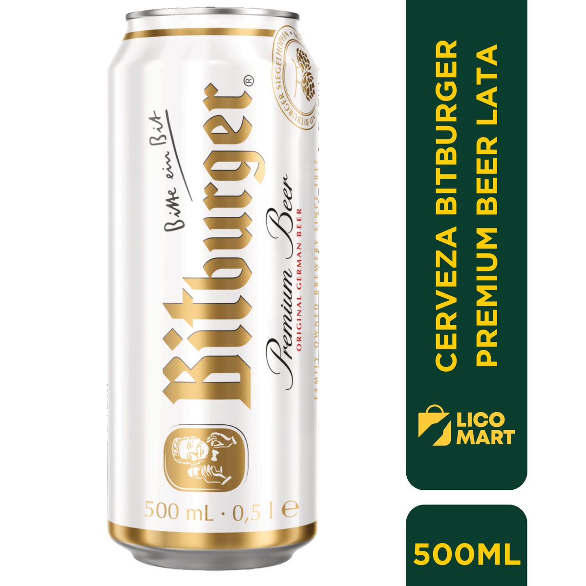GENERICO - CERVEZA BITBURGUER PREMIUM PILS LATA 500 ML