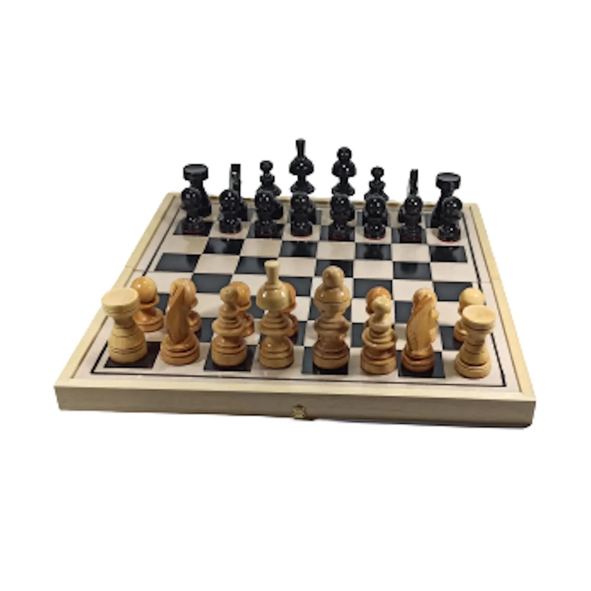 MAFEGO - Ajedrez en madera # 2 25x25x2 Cm Mafego MFGSP29 Madera
