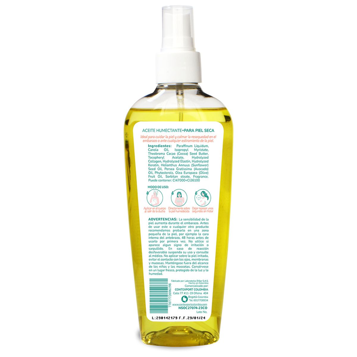 GENERICO - ACEITE HUMECTANTE ALEVIA PARA PIEL SECA