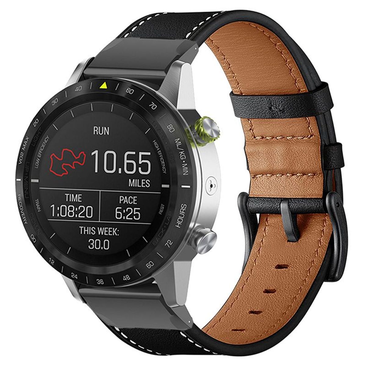 GENERICO - Correa De Cuero Quickfit Para Garmin De 26mm