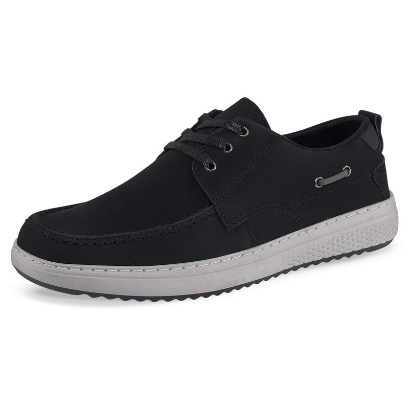 CROYDON - Tenis Casuales Leonardo Negro para Hombre Croydon