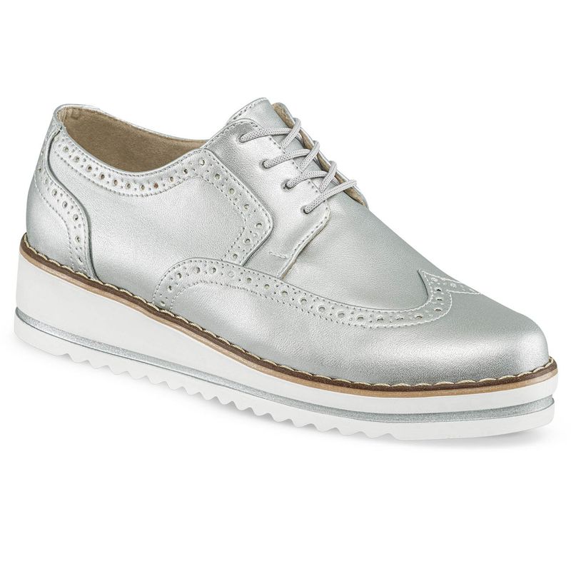 CROYDON - Zapatos Betsabe Plata Croydon para Mujer