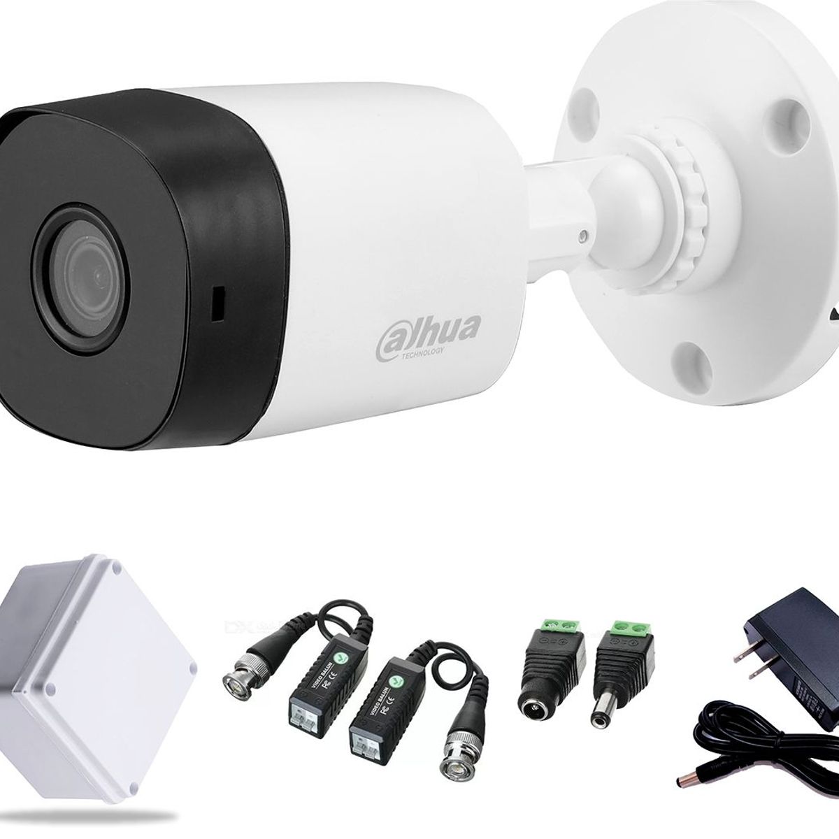 DAHUA - CAMARA BALA DAHUA 2MP PARA DVR+ACCESORIOS DE INSTALACION
