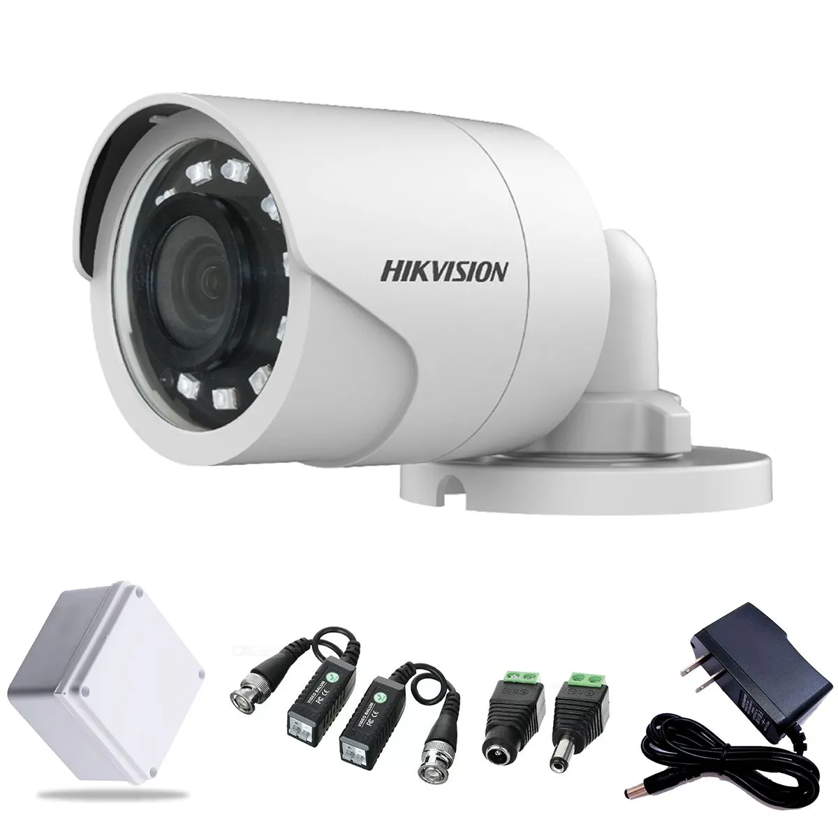HIKVISION - CAMARA BALA HIKVISION 2MP PARA DVR+ACCESORIOS DE INSTALACION