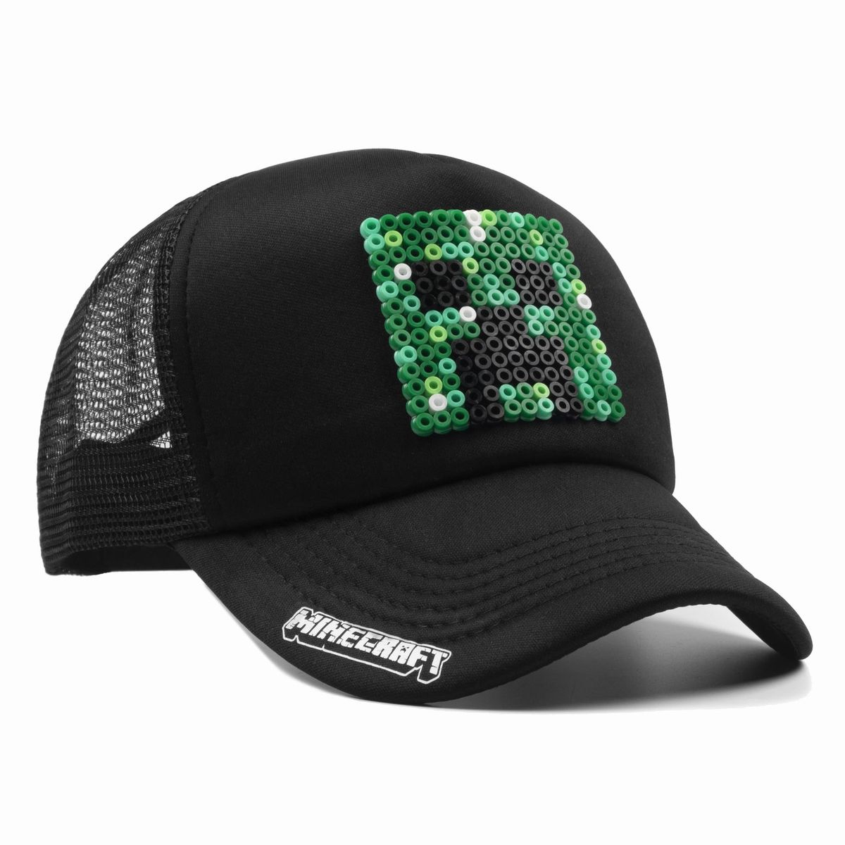 ARITEX - Gorra Pixel Art - Minecraft - Creeper - Estilo Retro 8 Bits