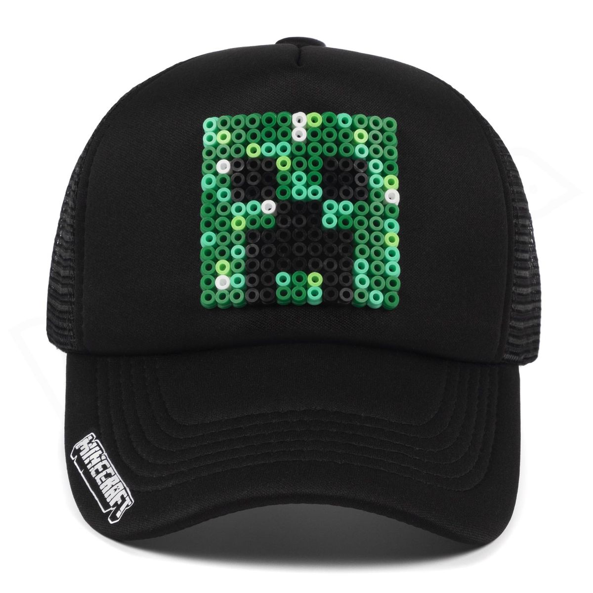 ARITEX - Gorra Pixel Art - Minecraft - Creeper - Estilo Retro 8 Bits