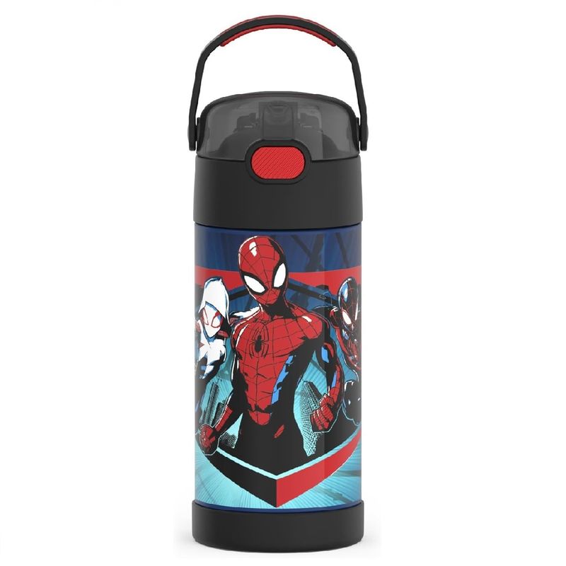 THERMOS - Termo Pitillo Infantil Acero Inoxidable Spiderman 12 Onz