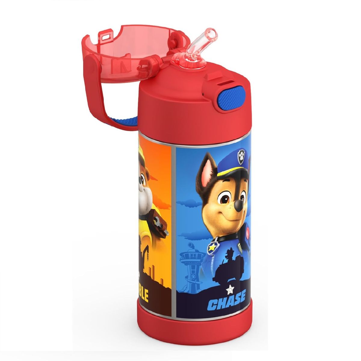 THERMOS - Termo Pitillo Infantil Acero Inoxidable Paw Patrol 12 Onz