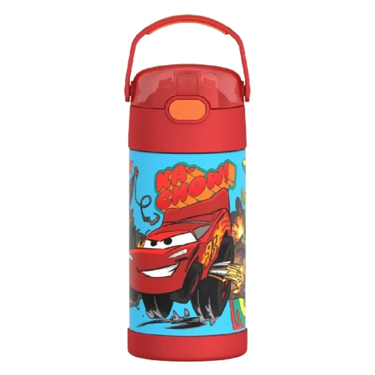 THERMOS - Termo Pitillo Infantil Acero Inoxidable Cars 12 Onz