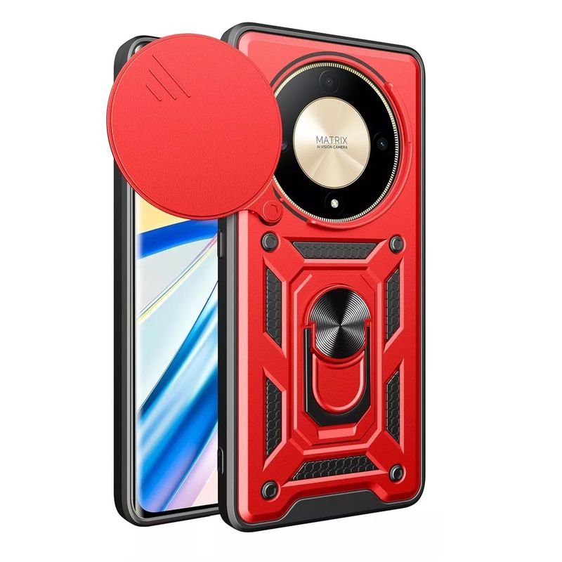 GENERICO - Funda Forro Armadura Con Soporte Anillo Para honor magic 6 lite