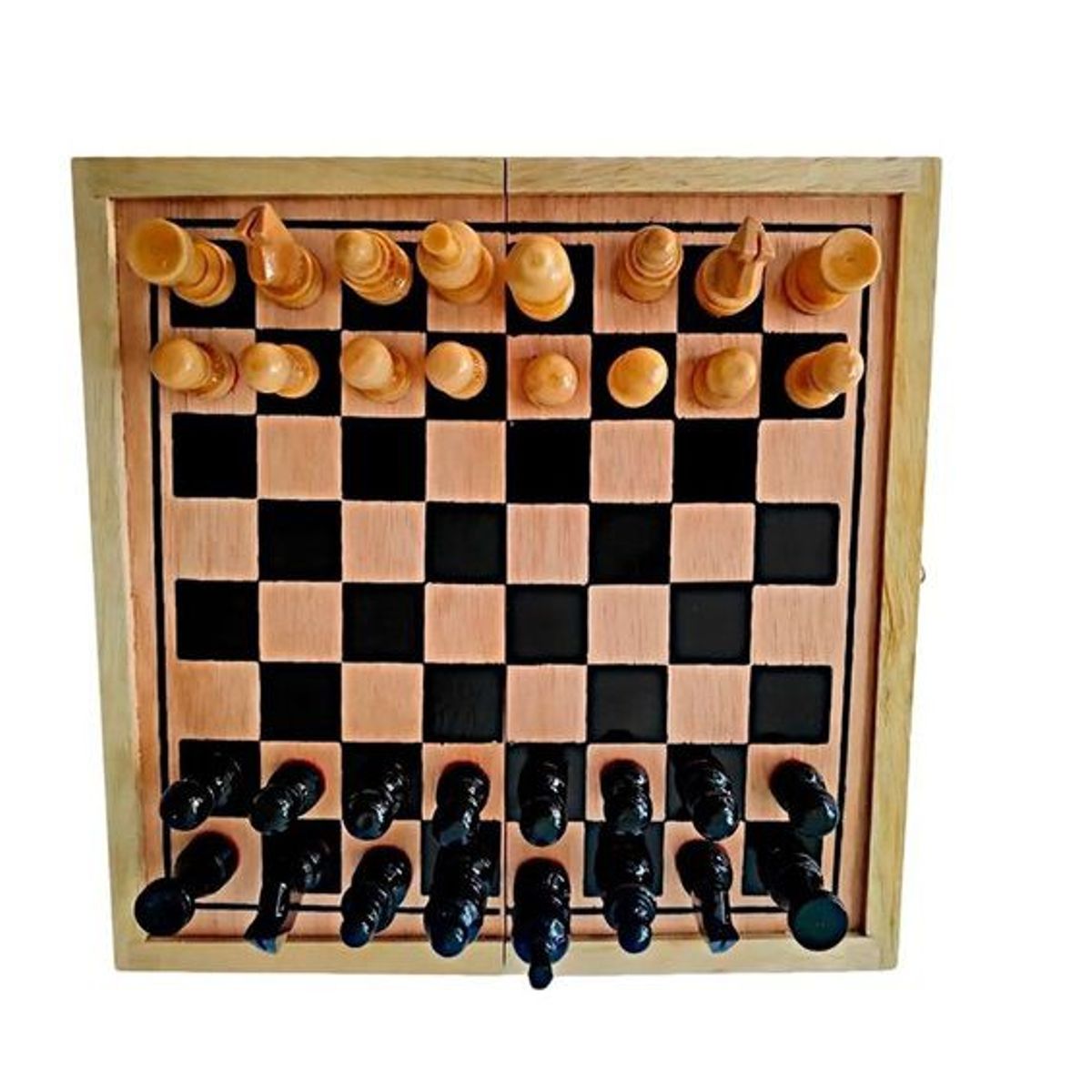 GENERICO - Ajedrez 5 De Madera 45x45x4 Cm Artesanal No5