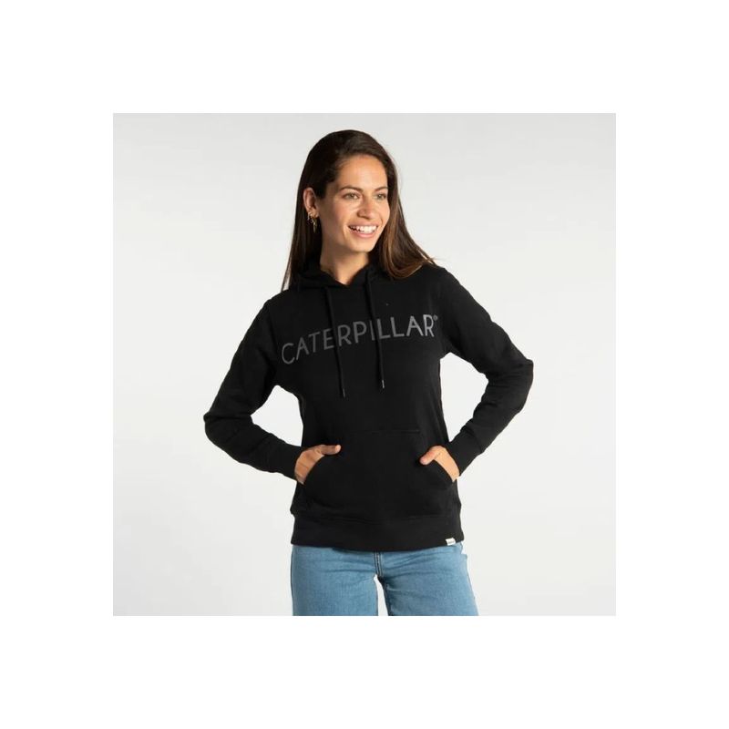 CAT - Saco W Fdtn Logo Fleece H - Pitch Black 4050007-MLG CAT