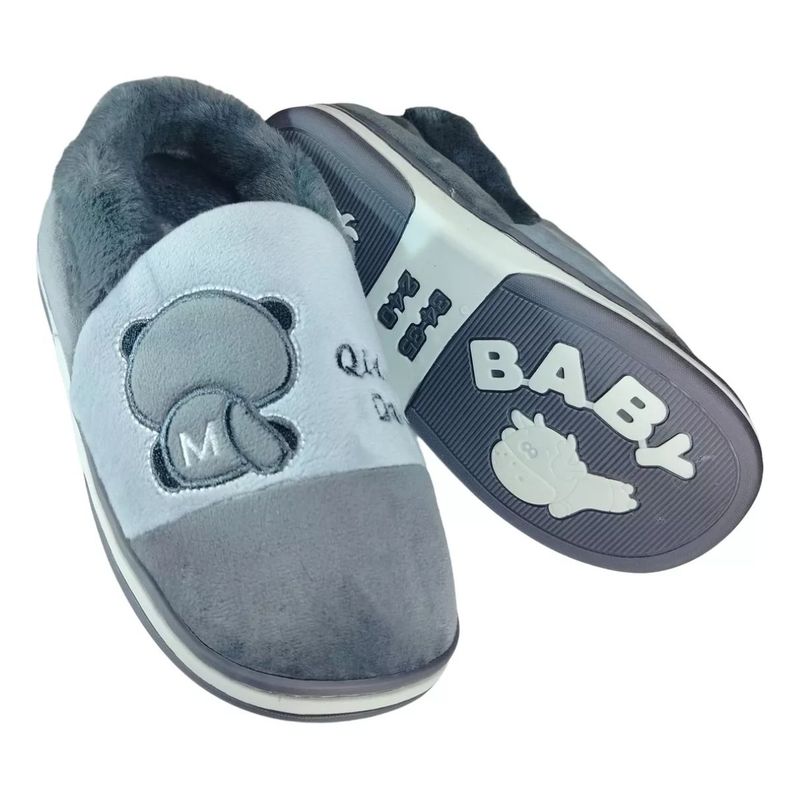 GENERICO - Pantuflas babucha oso Alta Calidad Suela Cosida Antidelizantes importadas.