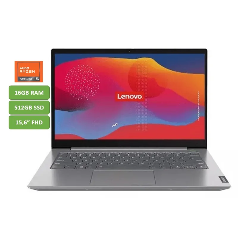 LENOVO - PORTATIL LENOVO - RYZEN 5 7520U - 16GB RAM - 512GB SSD - 15,6" FHD - MOD: V15 G4 AMN - COMPUTADOR