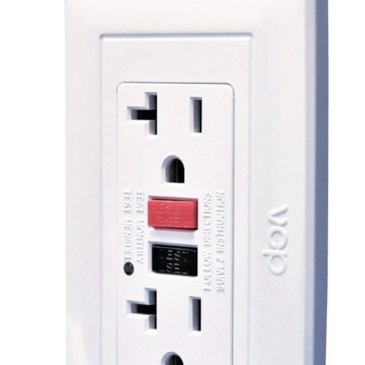 VCP - Toma Corriente Gfci 20 Amp X 10 Unidades Baños Zonas Húmedas