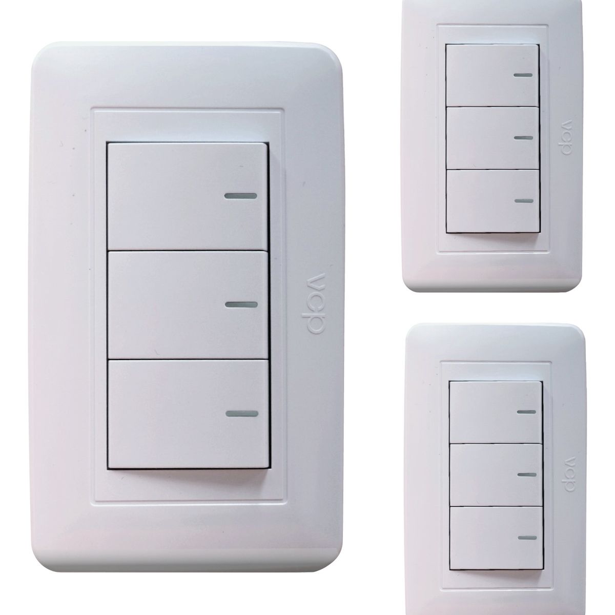 VCP - Interruptor Triple Conmutable X 3 Unidades Vcp
