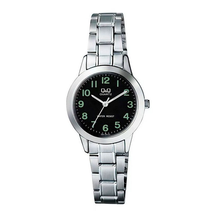 Q&Q - Reloj Mujer Q&q Qyq Q947j205y Acero Plateado Dama + Estuche_.