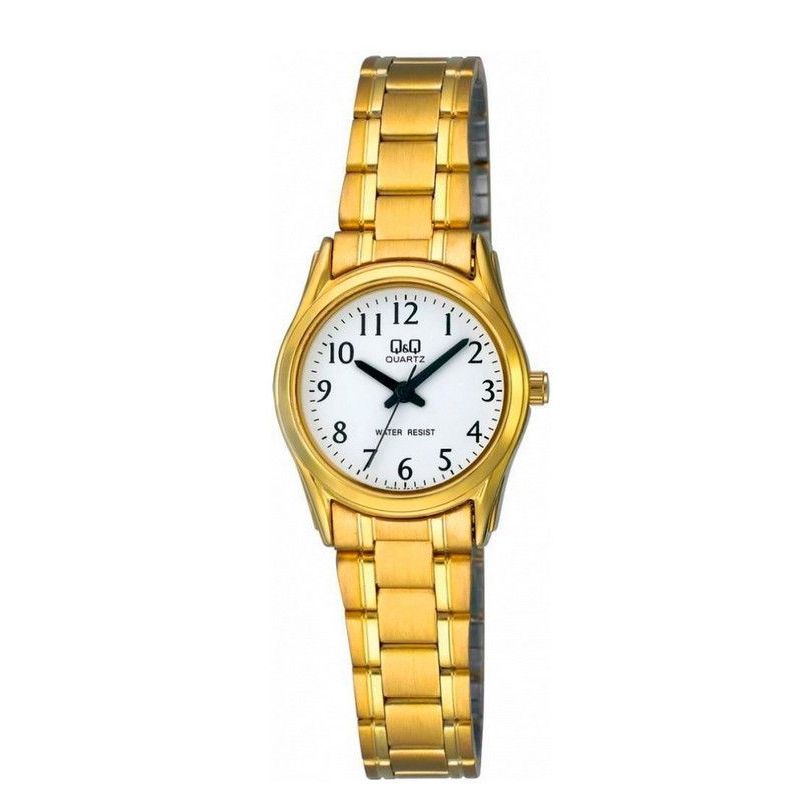 Q&Q - Reloj Mujer Q&q Q595j004y Acero Dorado Mujer + Estuche_.