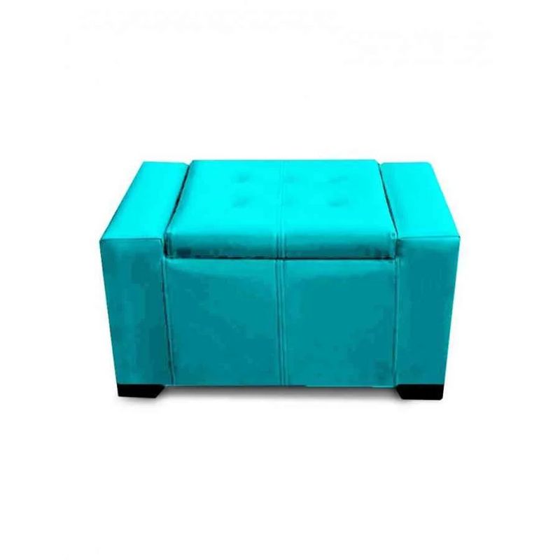 MAGIC CLASS - PUFF BAÚL DELUXE ECOCUERO AZUL