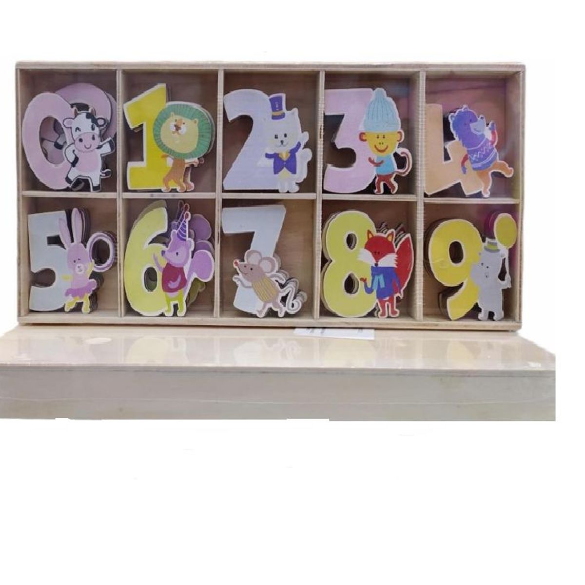 SWISSHOME DR HOFFMAN - CAJA DE NUMEROS CON DISEÑO JUEGO PARA NIÑOS +3 AÑOS