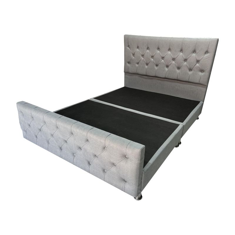 DORMIPUFF - Base Cama Mas Cabecero Capitón Sencillo 100cm