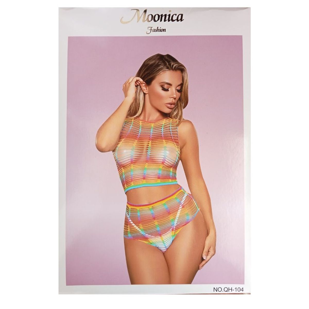 GENERICO - Baby doll malla Vestido Lencería erótica sensual colores