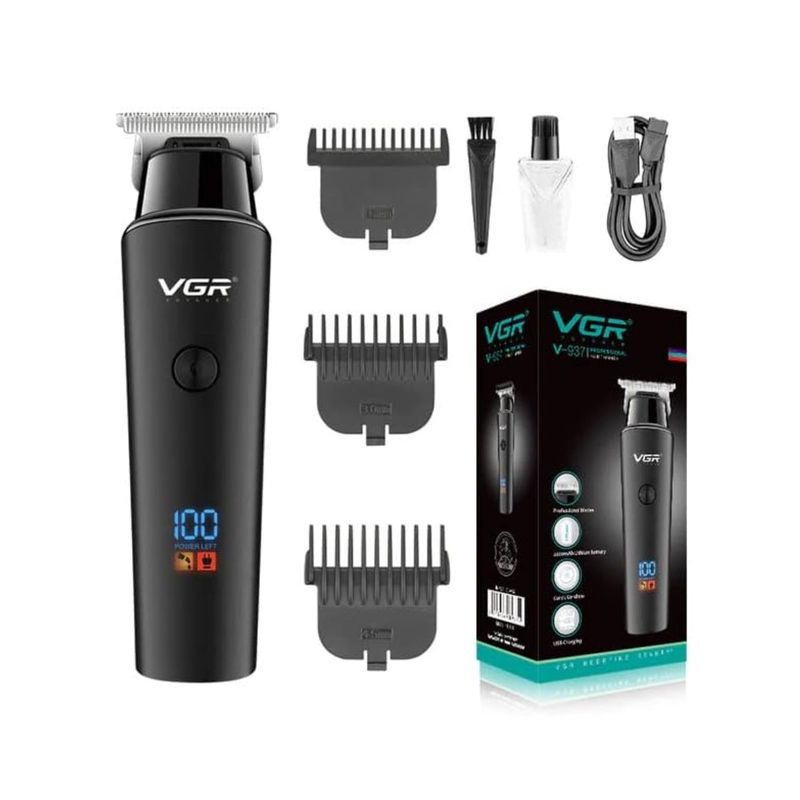 VGR - Maquina Cortadora De Pelo Con Indicador LED VGR V937