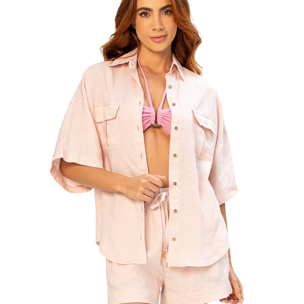 ONDA DE MAR - Short Onda De Mar Rosa Sh3606013