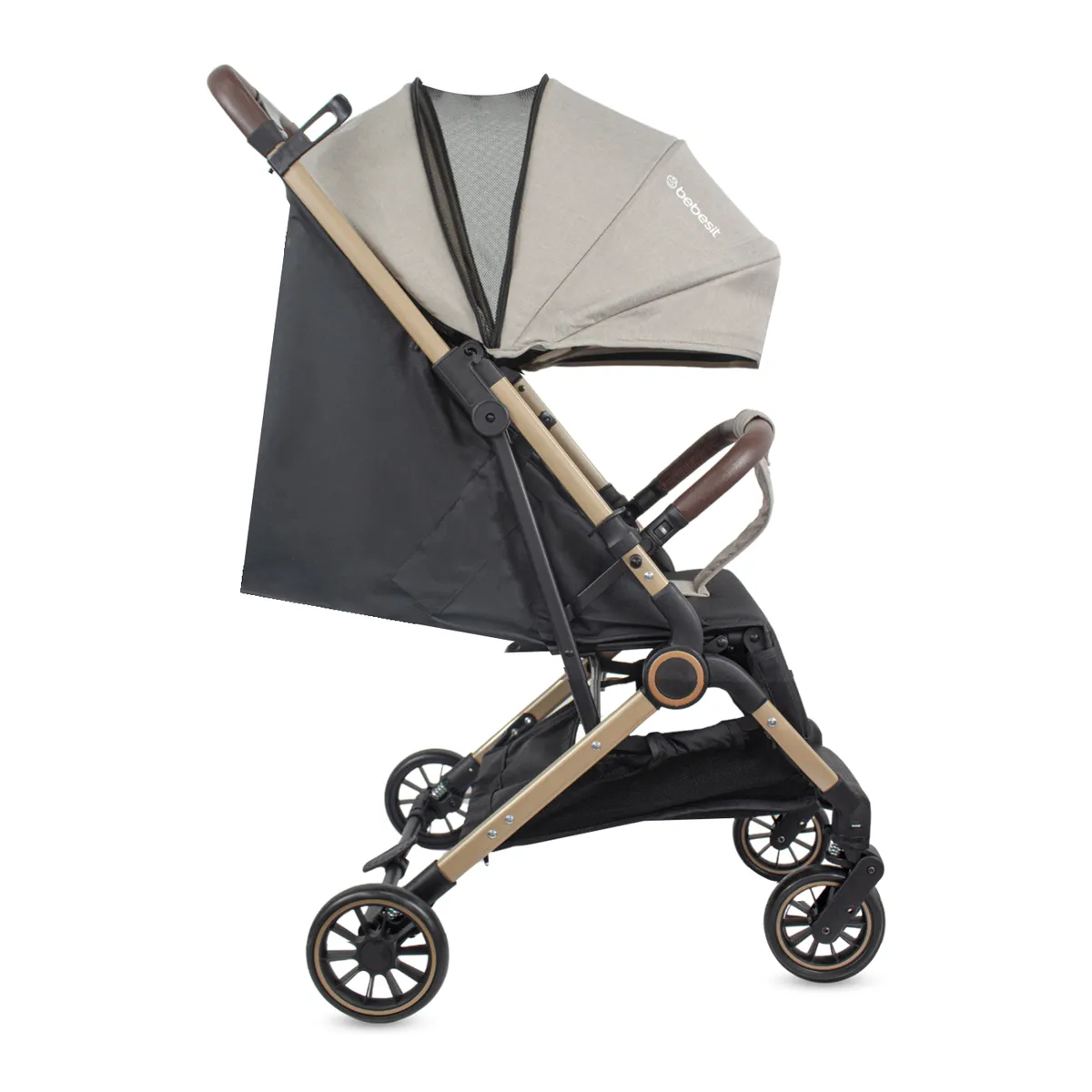 BEBESIT - Coche Para Bebe Paseador Tipo Maleta Bebesit Micro Beige