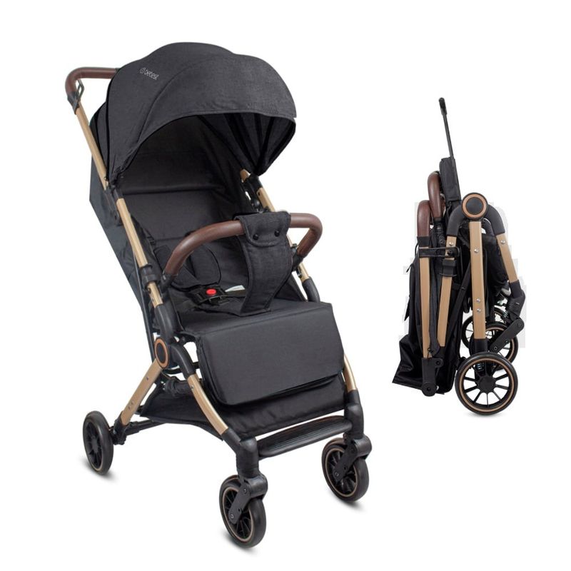 BEBESIT - Coche Para Bebe Paseador Tipo Maleta Bebesit Micro Negro