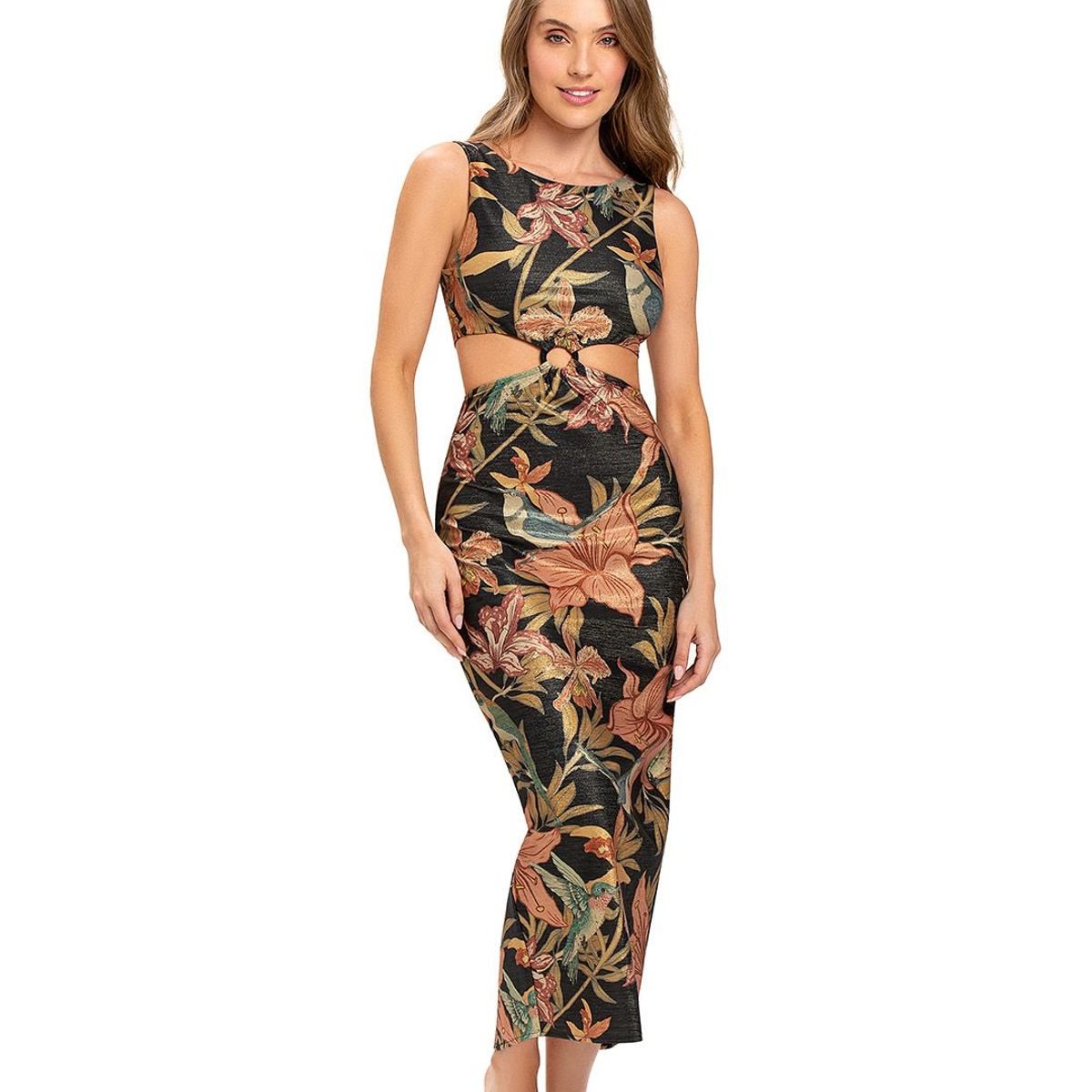 ONDA DE MAR - Vestido Onda De Mar Multicolor Vel202sym