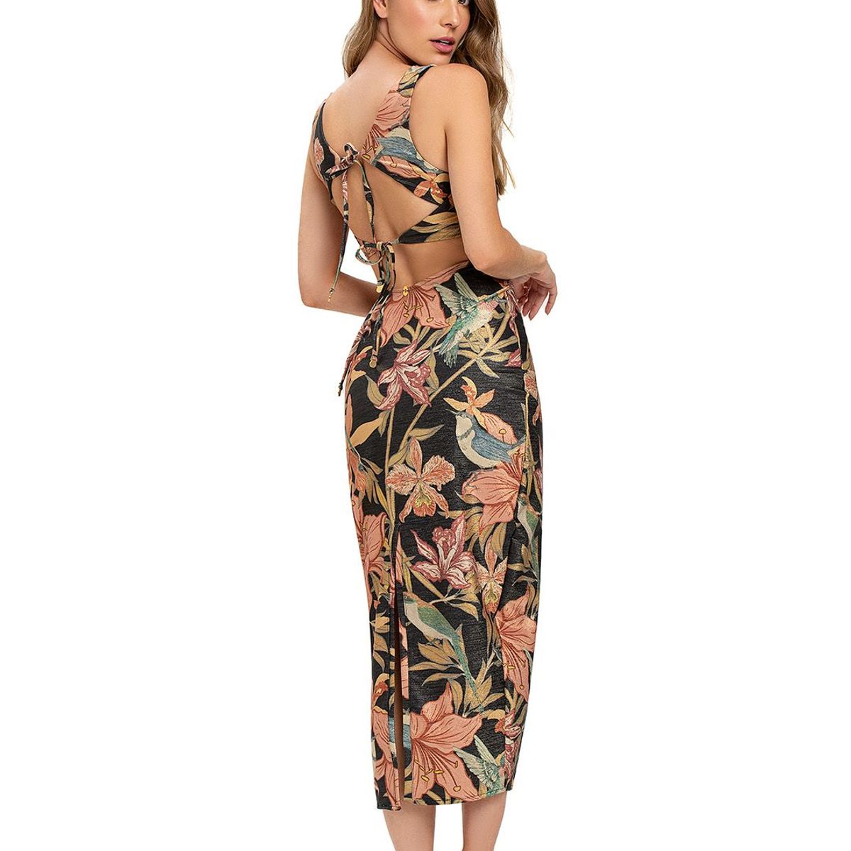 ONDA DE MAR - Vestido Onda De Mar Multicolor Vel202sym