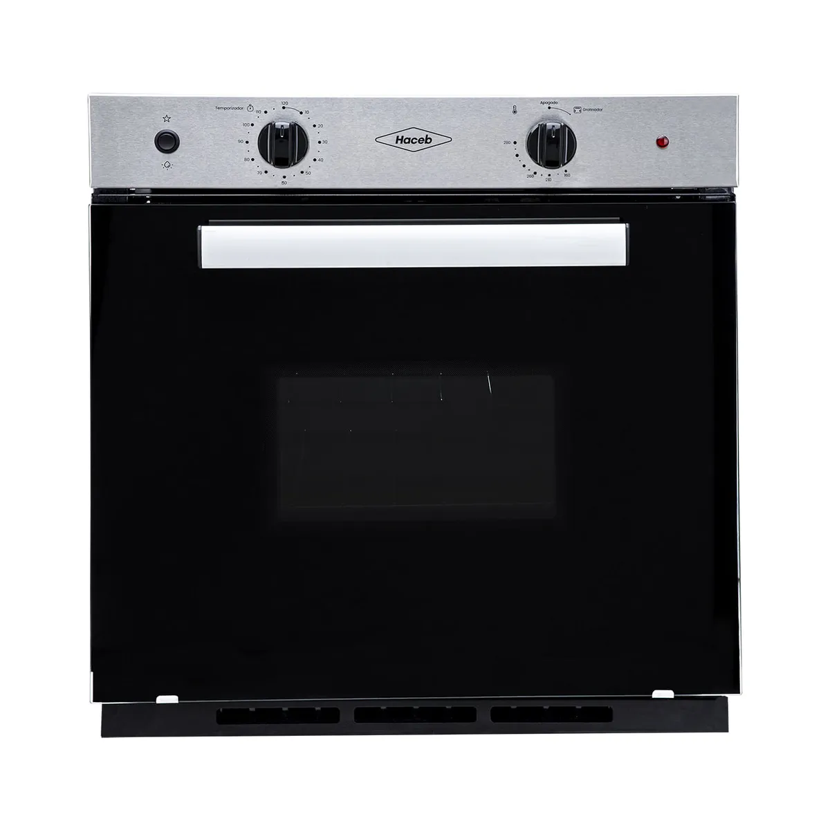 HACEB - Horno mixto 60 cm PA inox negro gas natural 120V Haceb