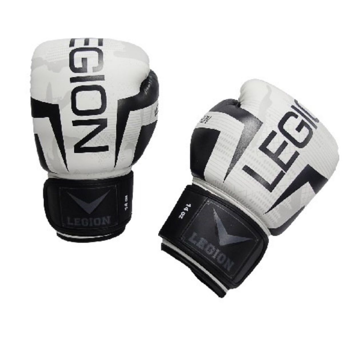 LEGION - Guantes Boxeo  Legion 14 Onzas Blanco -Negro