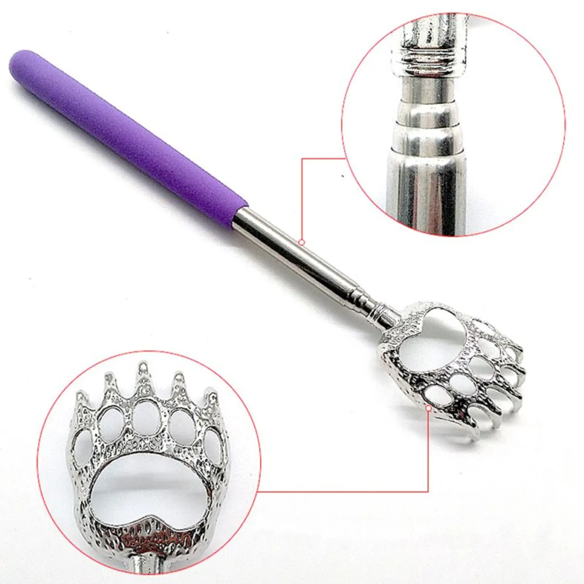 GENERICO - Rascador De Espalda - Extensible - Acero Inoxidable