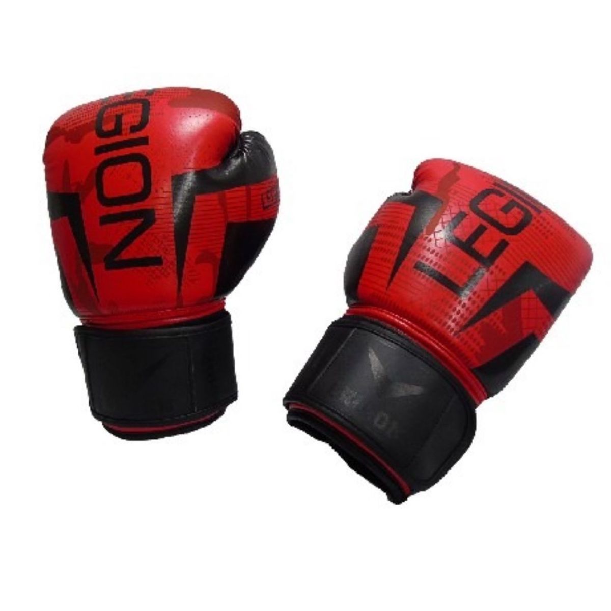 LEGION - Guantes Boxeo  Legion 14 Onzas Rojo Negro