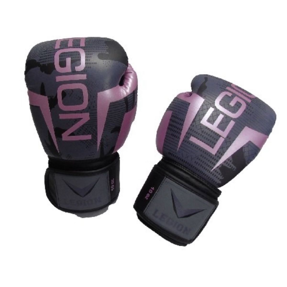 LEGION - Guantes Boxeo  Legion 10 Onzas Negro- Rosa