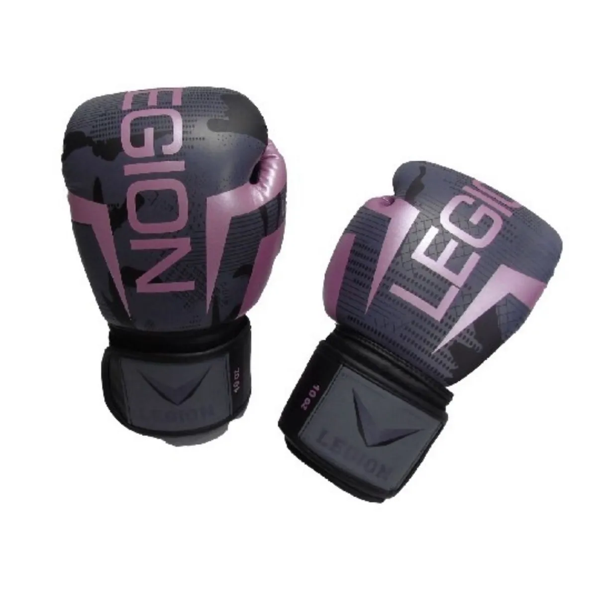 LEGION - Guantes Boxeo  Legion 10 Onzas Negro- Rosa